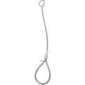 Mazzella Lift America Wire Rope Sling 1/2in x 6' Eye & Eye, 3800/5000/10000 Lbs Cap S102003